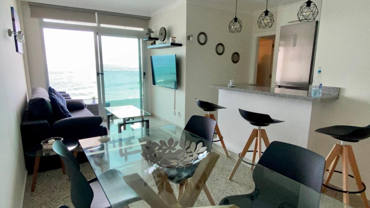 Hermoso Edificio Frente Al Mar Con Gran Terraza Y Hermosas Vistas Las Palmas de Gran Canaria Eksteriør billede