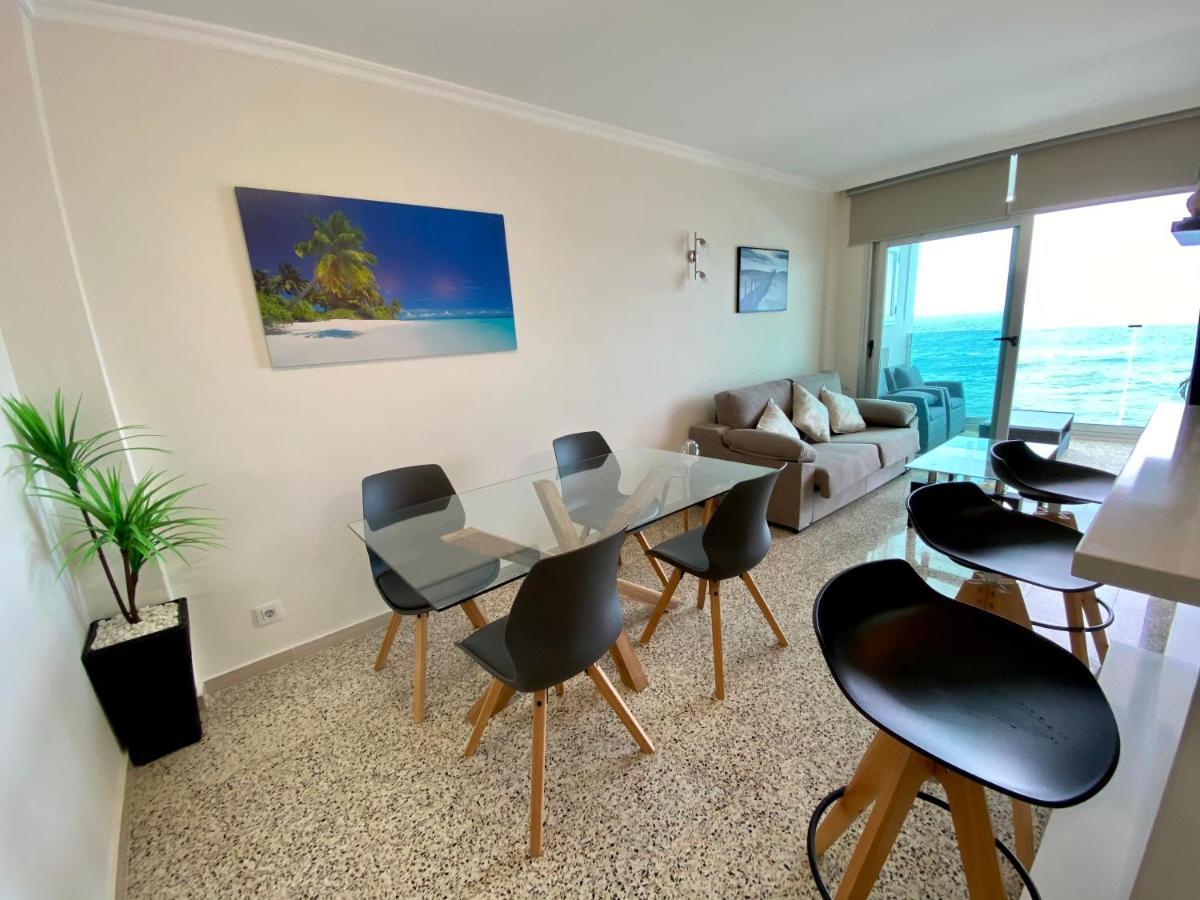 Hermoso Edificio Frente Al Mar Con Gran Terraza Y Hermosas Vistas Las Palmas de Gran Canaria Eksteriør billede