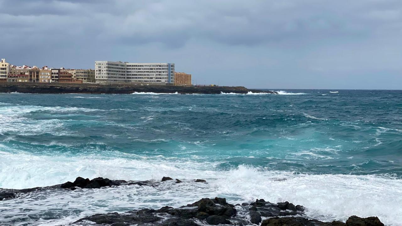 Hermoso Edificio Frente Al Mar Con Gran Terraza Y Hermosas Vistas Las Palmas de Gran Canaria Eksteriør billede