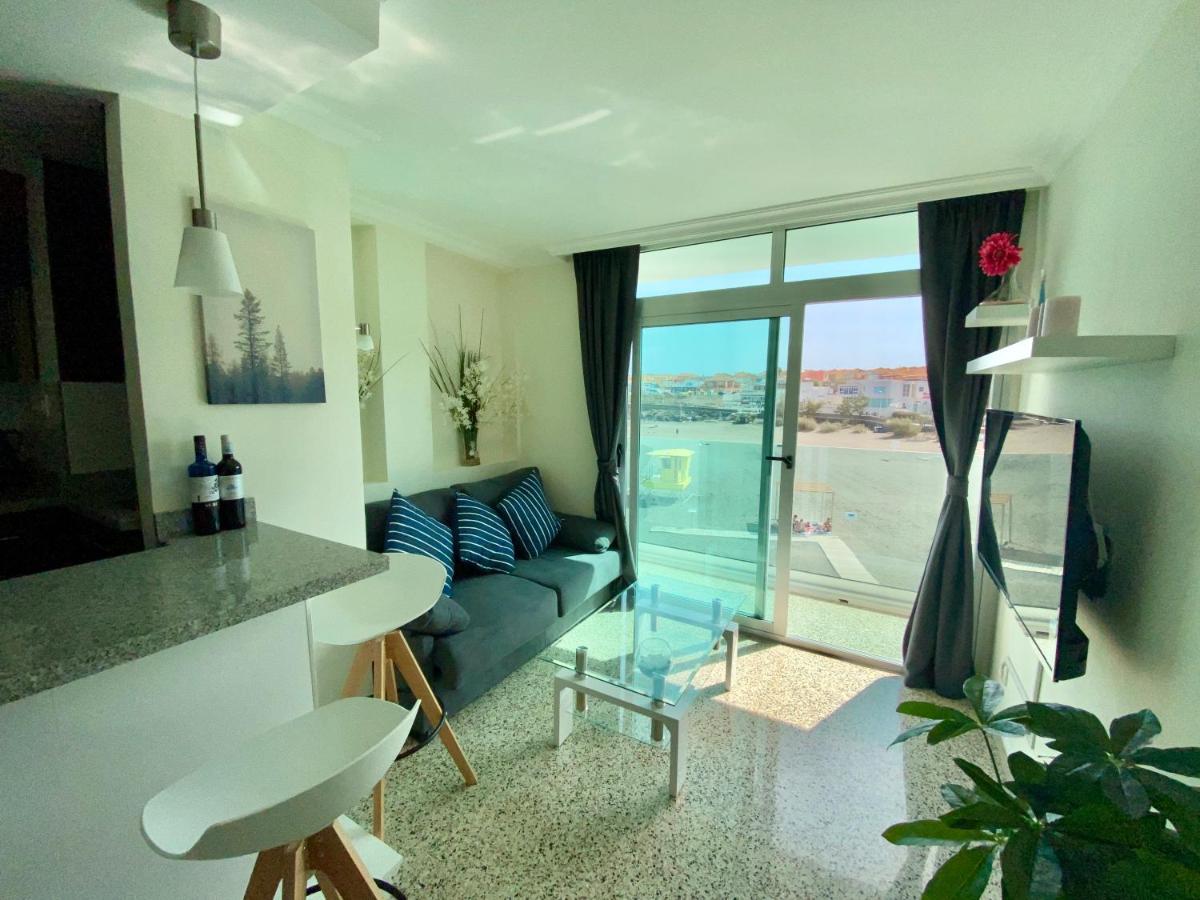 Hermoso Edificio Frente Al Mar Con Gran Terraza Y Hermosas Vistas Las Palmas de Gran Canaria Eksteriør billede